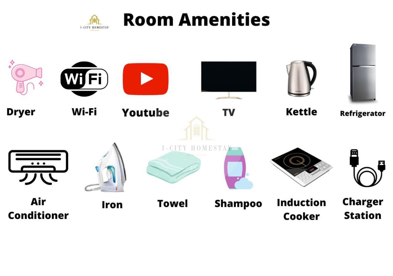 I-City Homestay - Shah Alam, Hospital Shah Alam, Uitm, Central Mall Sogo, Seksyen 7 Ngoại thất bức ảnh